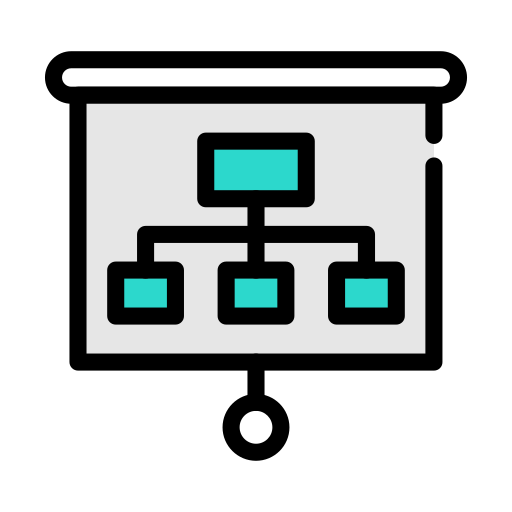 diagrama de flujo icono gratis