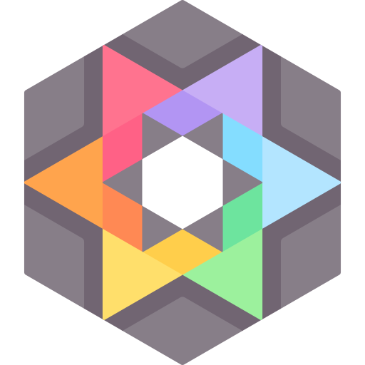 Hexagram Special Flat icon