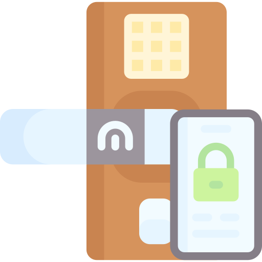 Smart door free icon