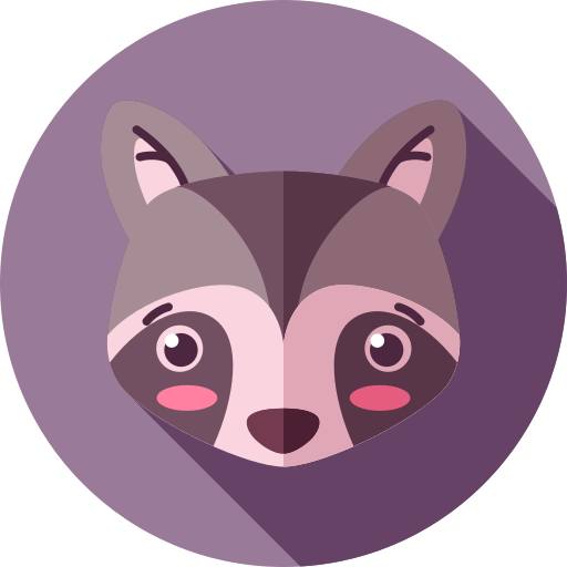 Raccoon Generic Circular icon