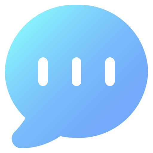 Chat Generic Flat Gradient icon