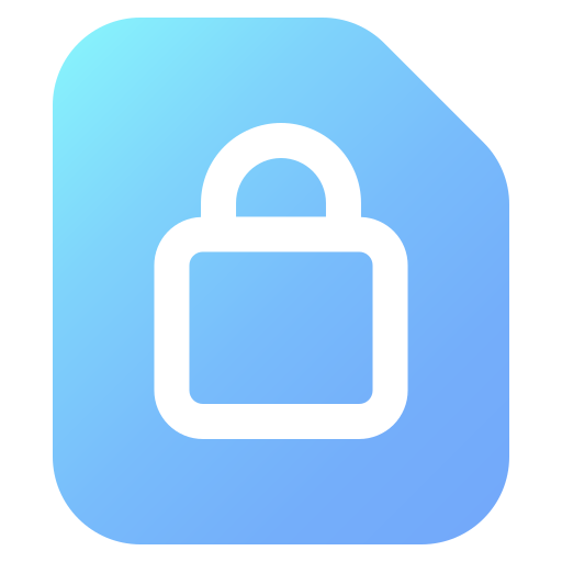 Padlock Generic Flat Gradient icon