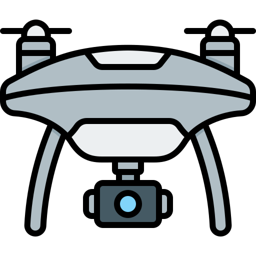 Drone Generic Outline Color icon