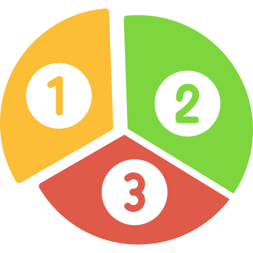 gráfico circular icono gratis