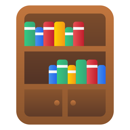 estante para libros icono gratis