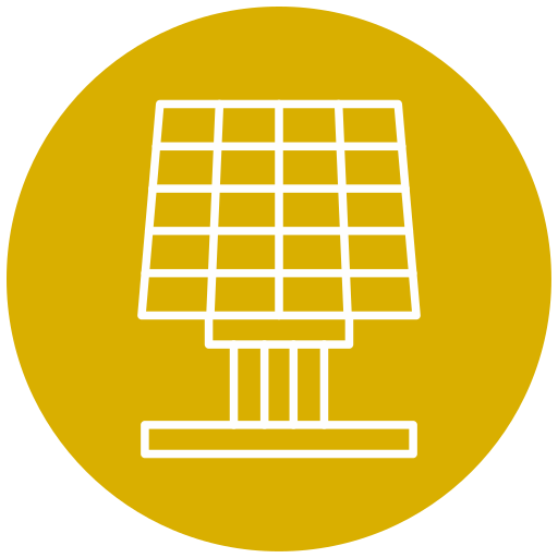 energía solar icono gratis