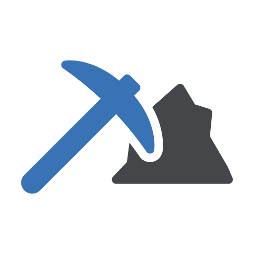 Mining Generic Blue icon