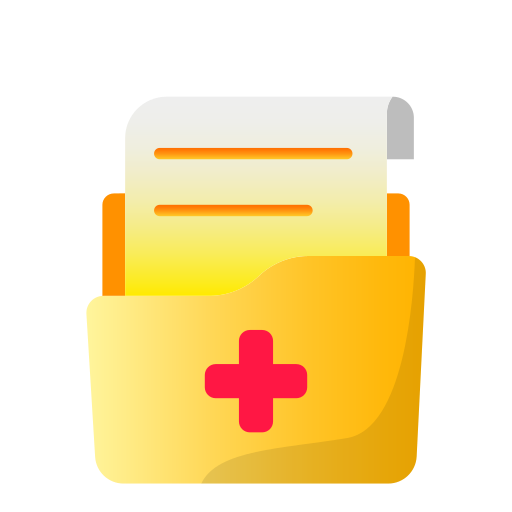 historial médico icono gratis