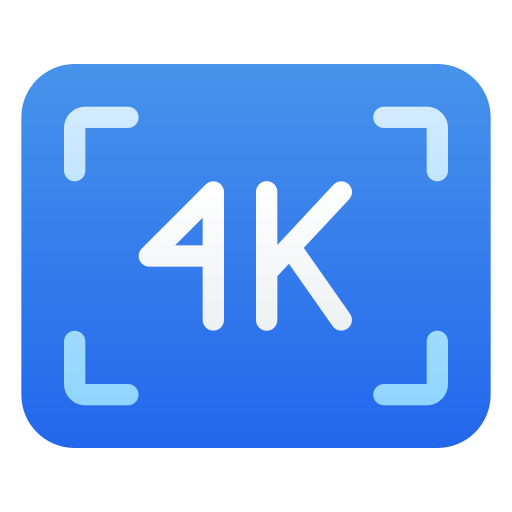 4k icono gratis