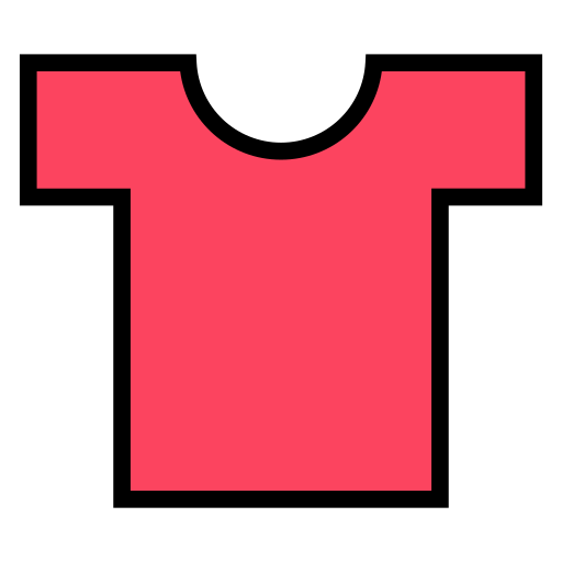 camiseta de manga corta icono gratis