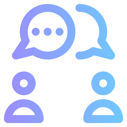 Conversation Generic Gradient icon