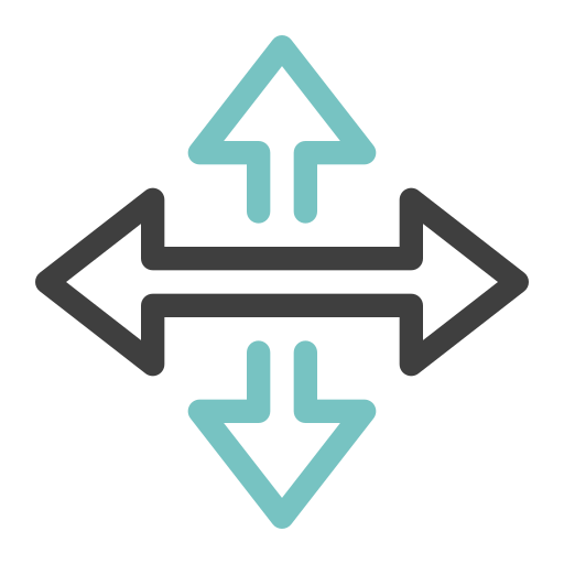 Arrow Generic Outline Color icon