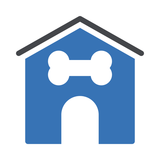 casa de perro icono gratis