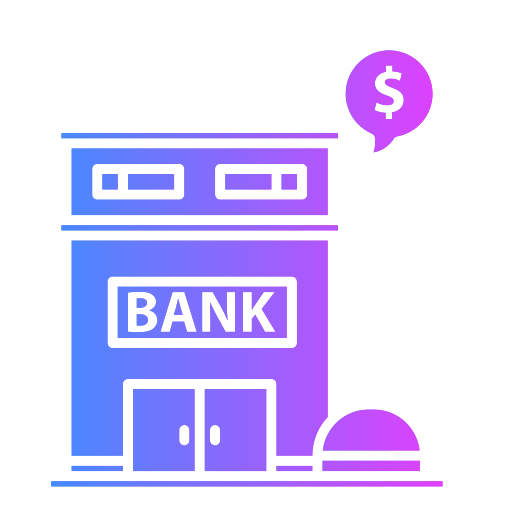 Bank Generic Flat Gradient icon