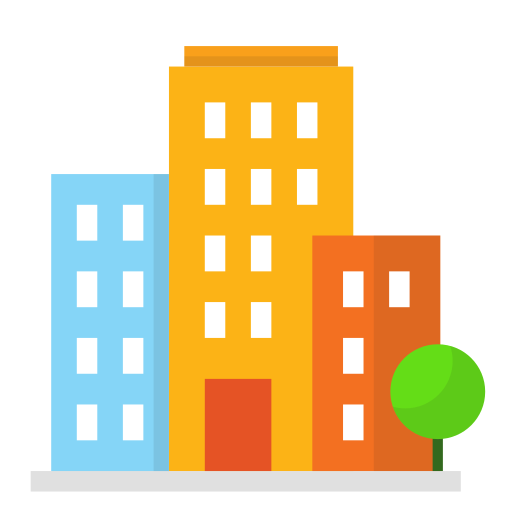 flat building icon