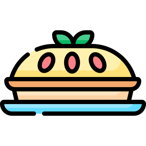 pie de manzana icono gratis