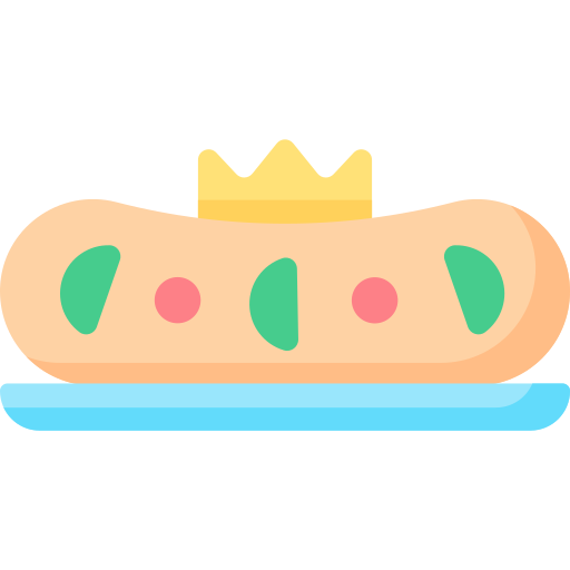 roscón de reyes icono gratis