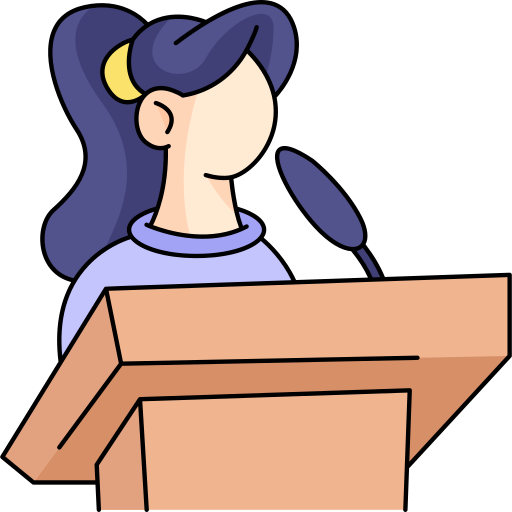 declamation clipart people