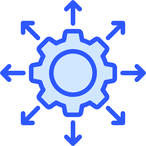 Project management Generic Blue icon