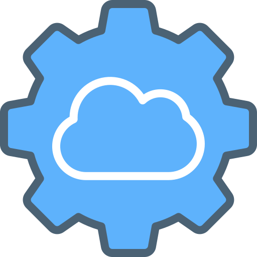 computación en la nube icono gratis