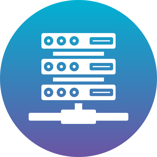 Server Generic Flat Gradient icon