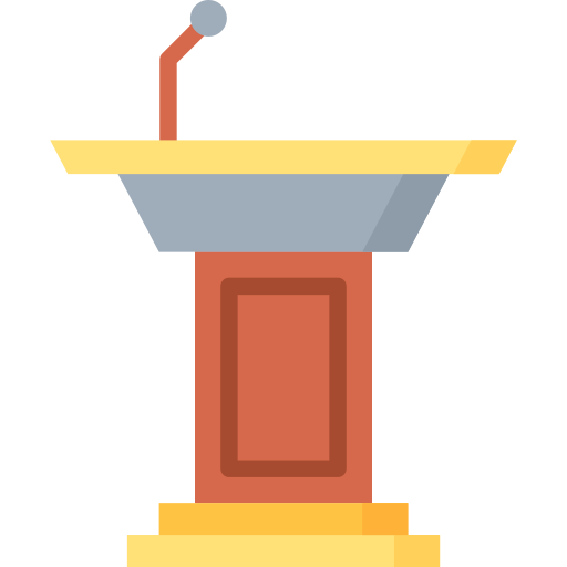 Lectern Special Flat icon