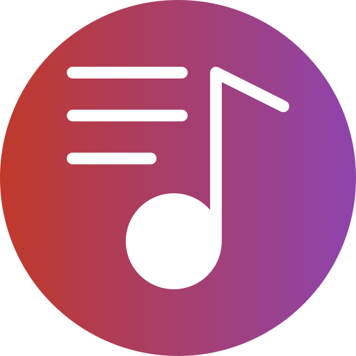 letras de canciones icono gratis