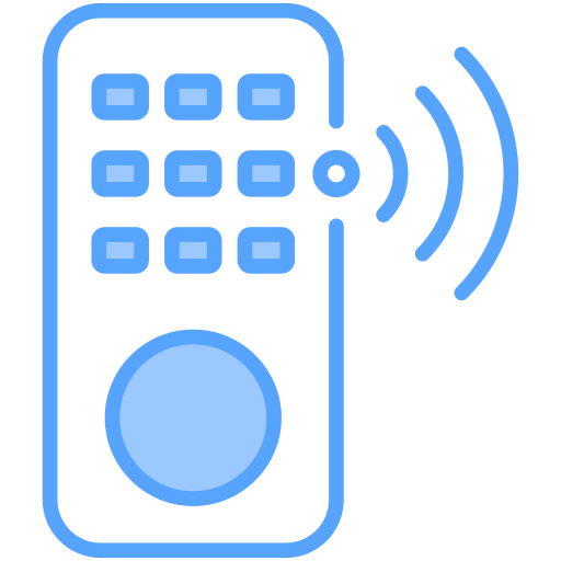 Remote control Generic Blue icon