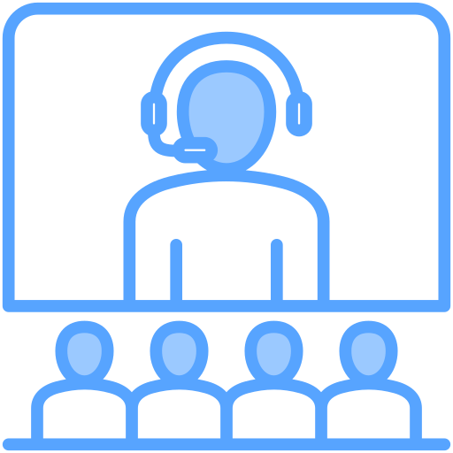 téléconférence Icône gratuit téléconférence Icône gratuit