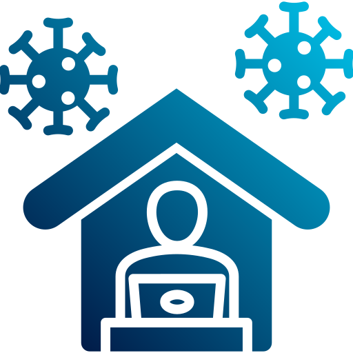 바이러스 경고 무료 아이콘