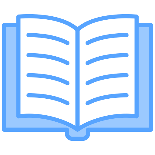 Open book Generic Blue icon