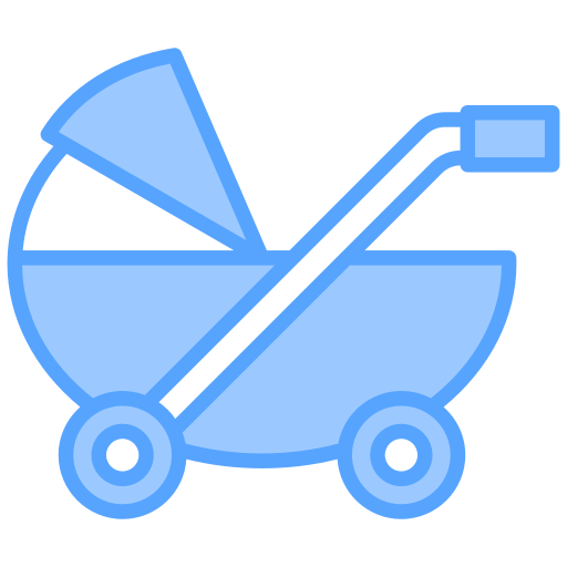 carrito de bebé icono gratis