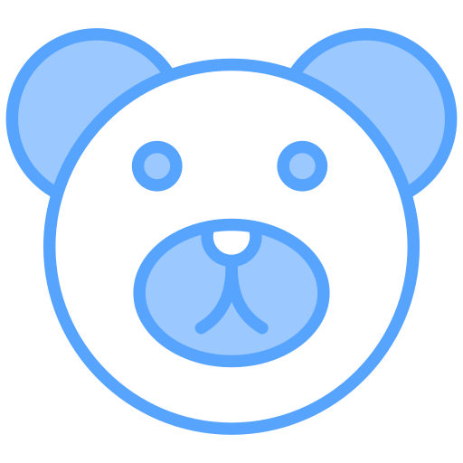 oso de peluche icono gratis