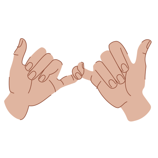 Pinky promise - Free hands and gestures icons