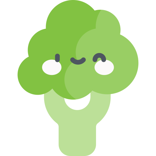 Broccoli Kawaii Flat icon