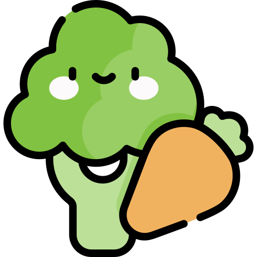 Vegetables Kawaii Lineal color icon