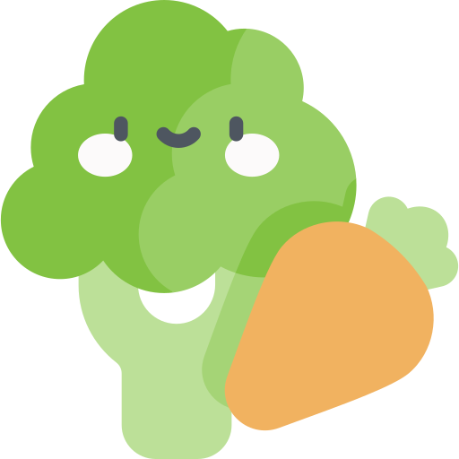 Vegetables Kawaii Flat icon