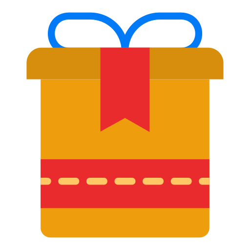 caja de regalo icono gratis