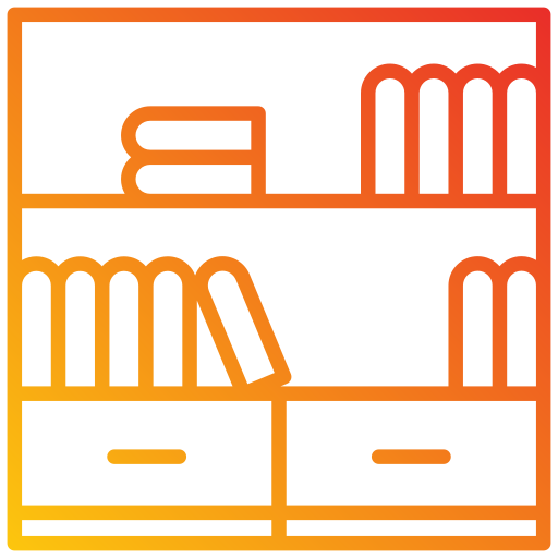 Bookshelf free icon
