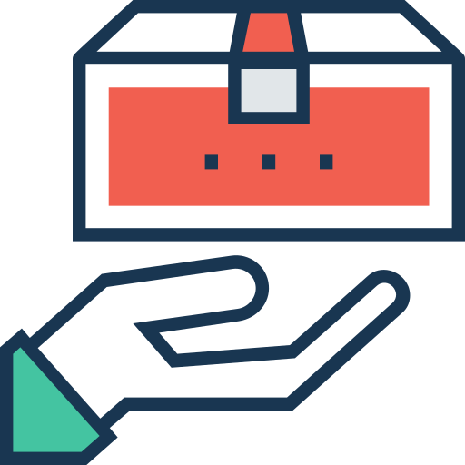 Shipping and delivery free icon