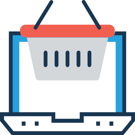 Online shopping - free icon