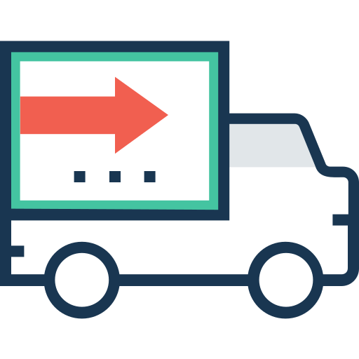 Delivery van - free icon