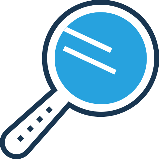 Magnifying glass Generic Outline Color icon