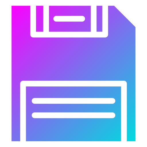 Floppy Disk Generic Gradient Icon