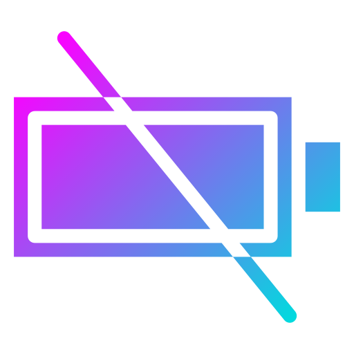 batería vacía icono gratis