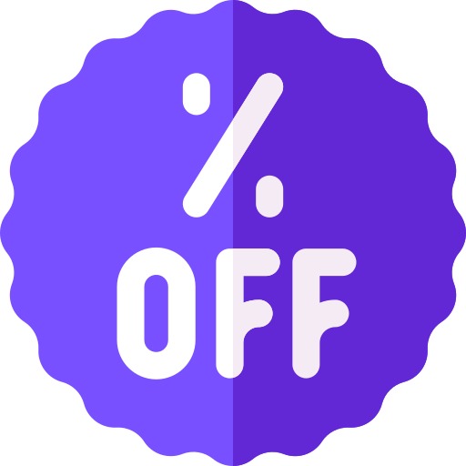 Sale Basic Rounded Flat Icon