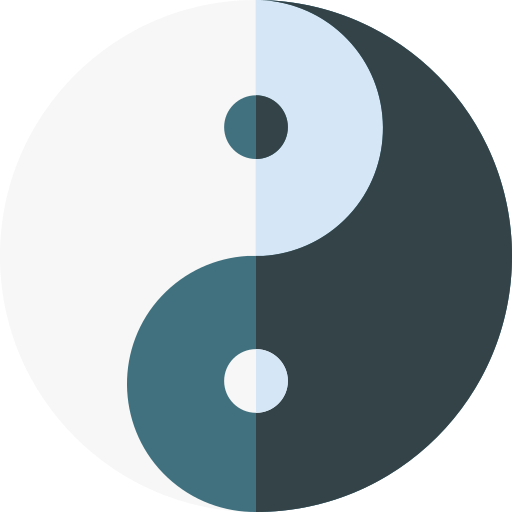 yin yang icono gratis