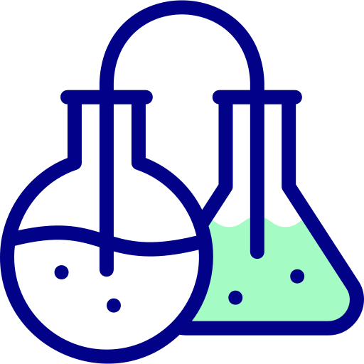 Flasks Detailed Mixed Lineal color icon