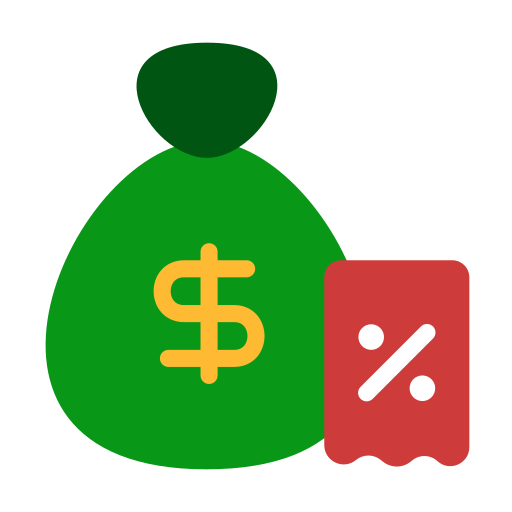 imposto grátis ícone