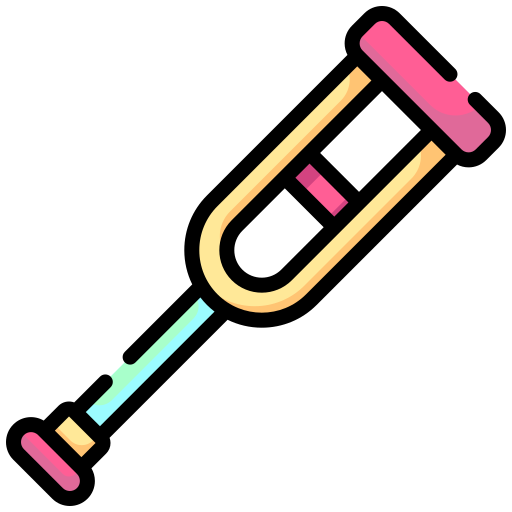Crutch free icon Crutch free icon
